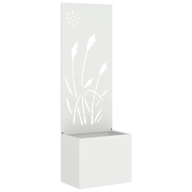 vidaXL Garten Sichtschutz-Leinwand Weiß 50 x 140 cm 876428