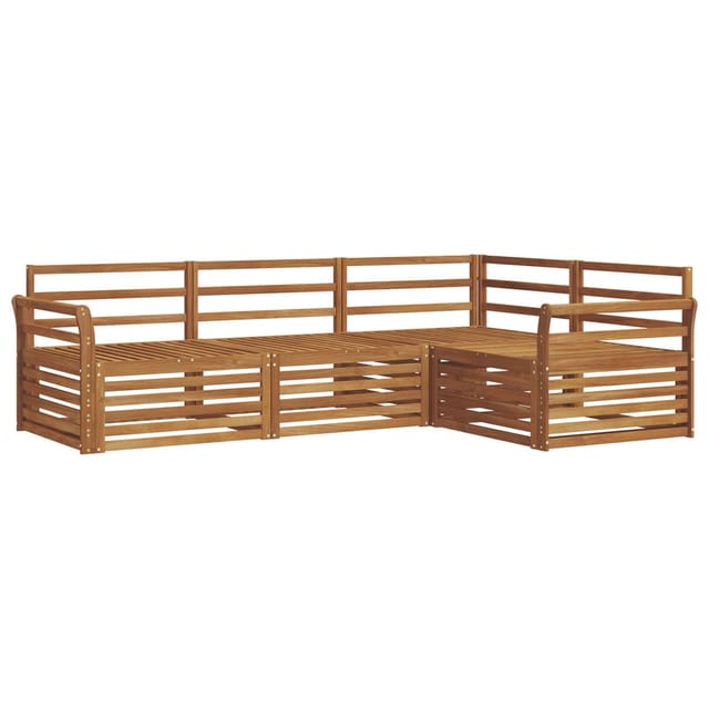 vidaXL Outdoor-Sofagarnitur 4-Tlg Natur 3373379