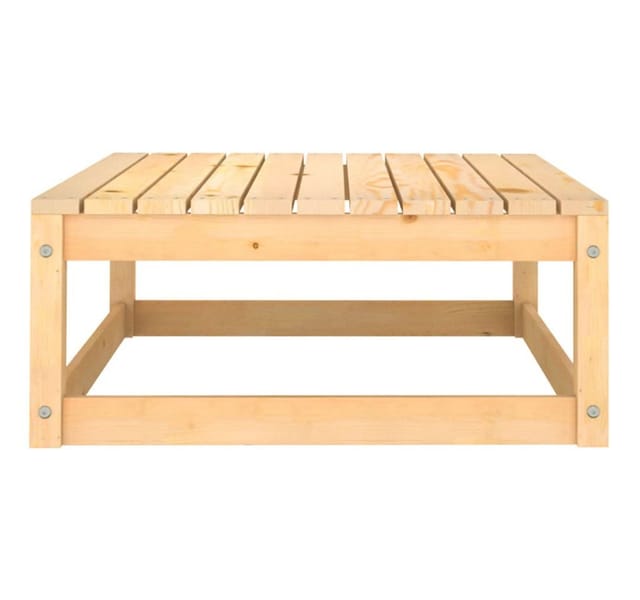 vidaXL Gartenhocker mit Kissen 2 Stk Massivholz Kiefer 807291