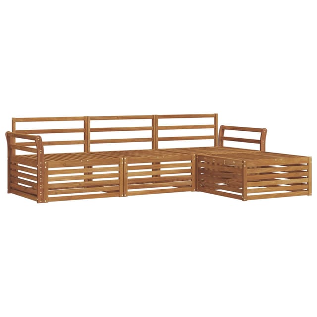 vidaXL Outdoor-Sofagarnitur 4-Tlg Natur 3373259
