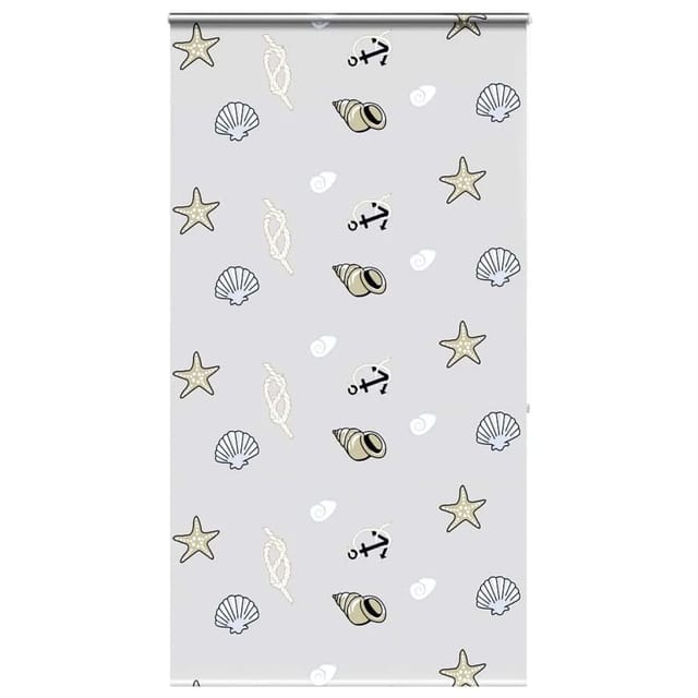 vidaXL Duschrollo mit Kassette 120x240 cm Stoffbreite 116 cm 4015014