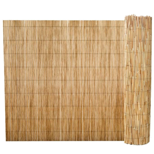 vidaXL Schilfzaun 500x100 cm 141618