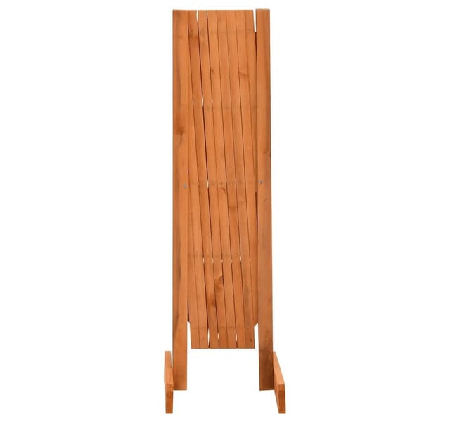 vidaXL Garten-Rankzaun Orange 150x80 cm Massivholz Tanne 314826