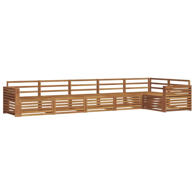 vidaXL Outdoor-Sofagarnitur 6-Tlg Natur Massivholz Akazie 3373544