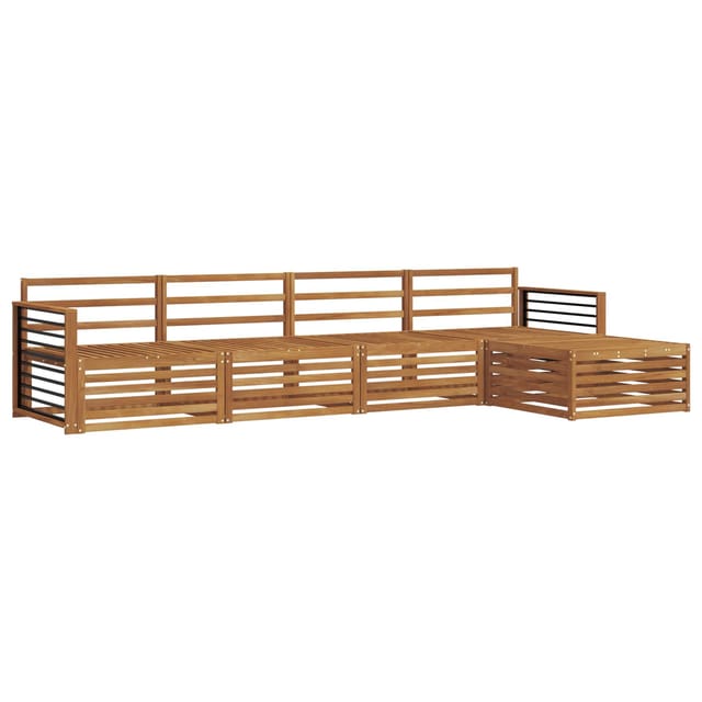 vidaXL Outdoor-Sofagarnitur 5-Tlg Natur 3373309