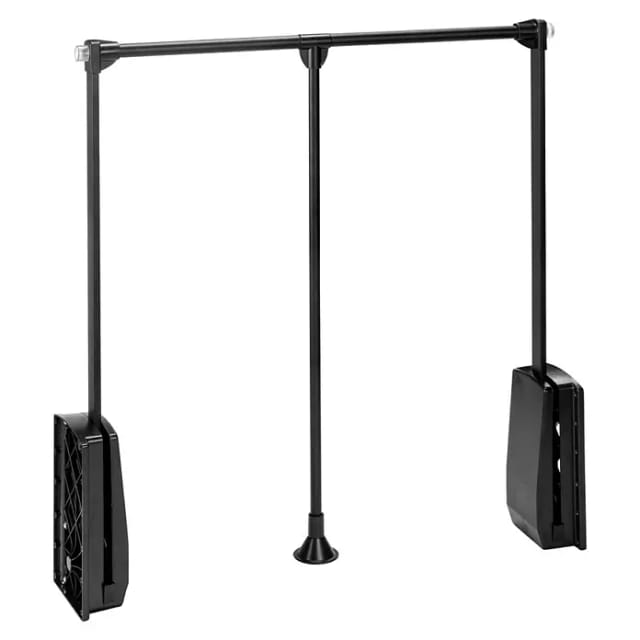 Emuca Kleiderlift für Garderoben Hang 830 - 1150 Mokka Stahl und Kunststoff