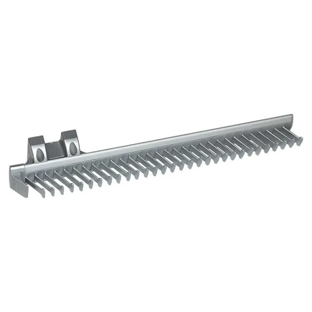 Emuca Satz von 20 Holz Jagmet Profilabstand 32 mm Länge 470 mm Stahl Weiß
