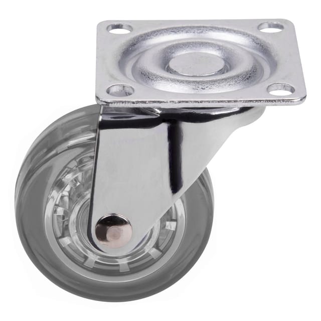 SOTECH Möbelrolle Ø50 mm Tragkraft Bis 40 Kg Transparent Ohne Bremse