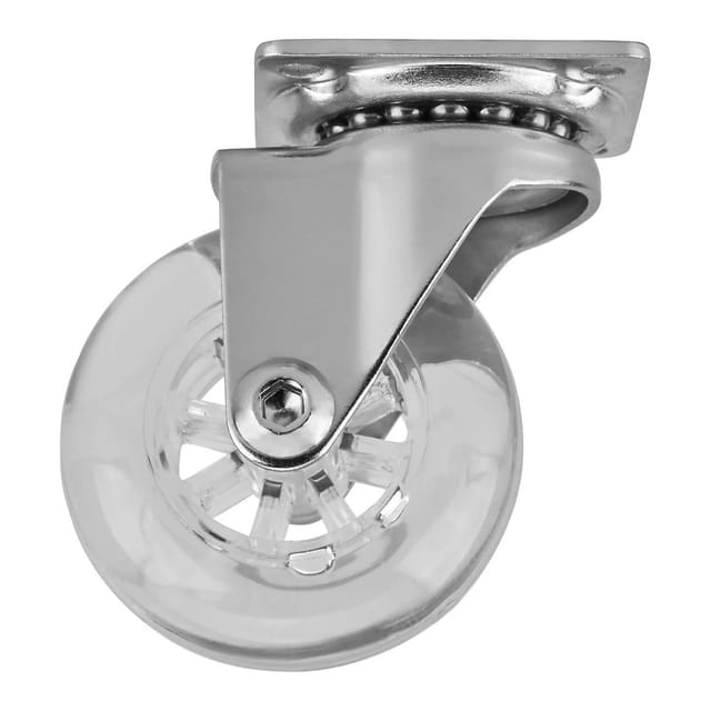 SOTECH Möbelrolle SWIFT Ø50 mm Tragkraft Bis 35 Kg Je Rolle Transparent Ohne Feststeller