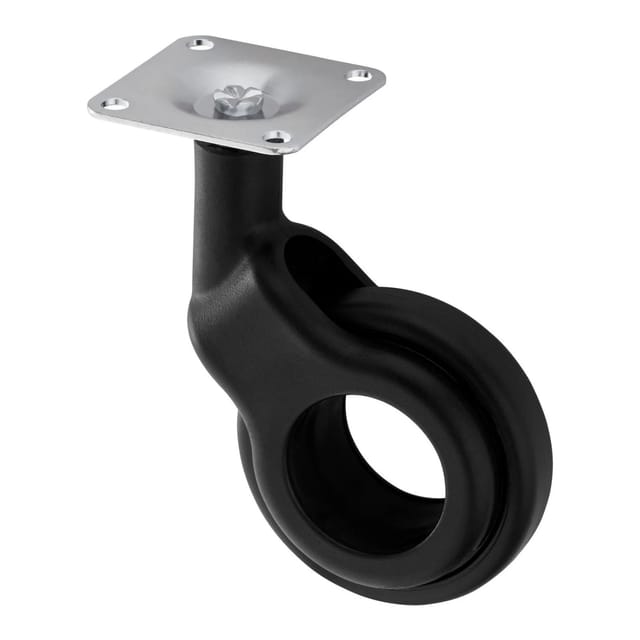 SOTECH Design Möbelrolle BONN Ø60 mm Belastbar Bis 30 kg mit Montageplatte