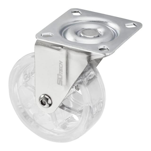 SOTECH Lenkrolle RAPID Ø75 mm Transparent Belastbar Bis 35 Kg