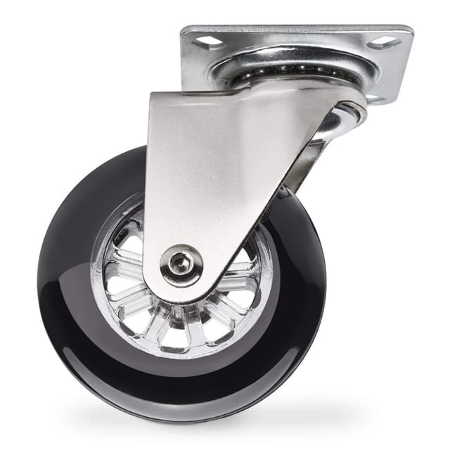 SOTECH Möbelrolle SWIFT Ø75 mm Tragkraft Bis 35 Kg Je Rolle Schwarz Ohne Feststeller