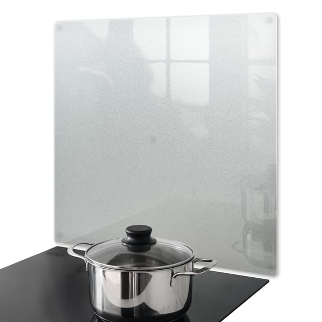 Tulup Herdabdeckplatte Ceranfeldabdeckung 60x60 cm Quadrat Herdabdeckplatte Induktionsfeld Schutz Herdabdeckplatte Frost-Optik