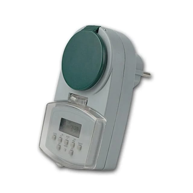 ChiliTec Digitale Wochen-Zeitschaltuhr DAZ-7 für Außen-IP44