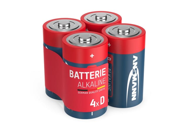 Westfalia Alkaline Batterie Mono D 4 StÜCk