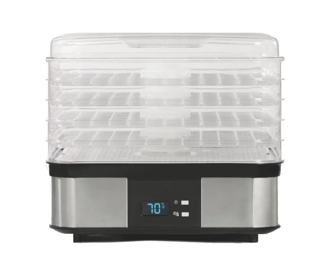 Westfalia DÖRrgerÄT Edelstahl 350 W 5 Roste Silber