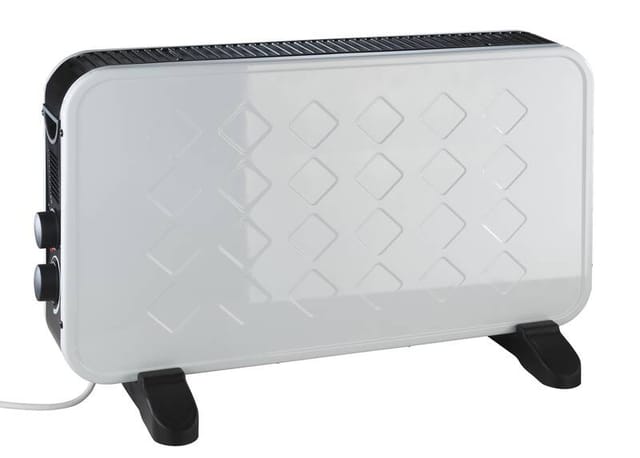 Westfalia Konvektorheizung mit Timer 2.000 W WeiSS Kunststoff