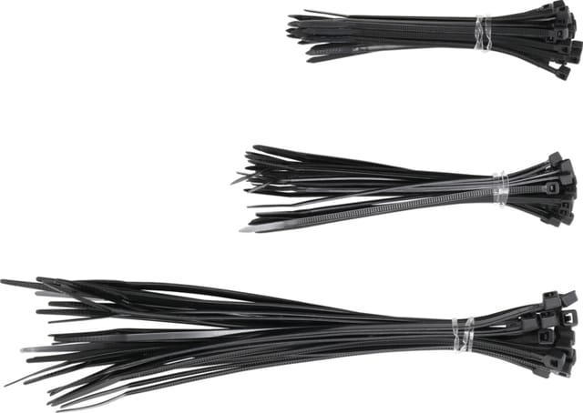 Westfalia Kabelbinder Sortiment aus Kunststoff Schwarz 100-200 mm 75 StÜCk