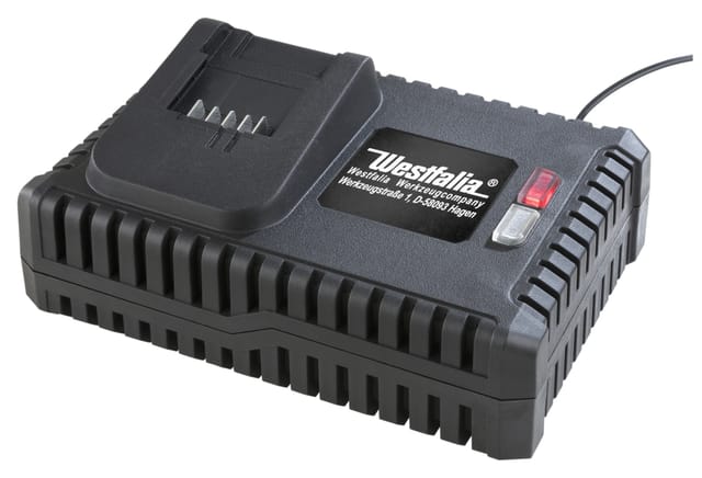 Westfalia Li-Ion-Akku-SchnellladegerÄT 4 A 18 Volt Schwarz Kunststoff