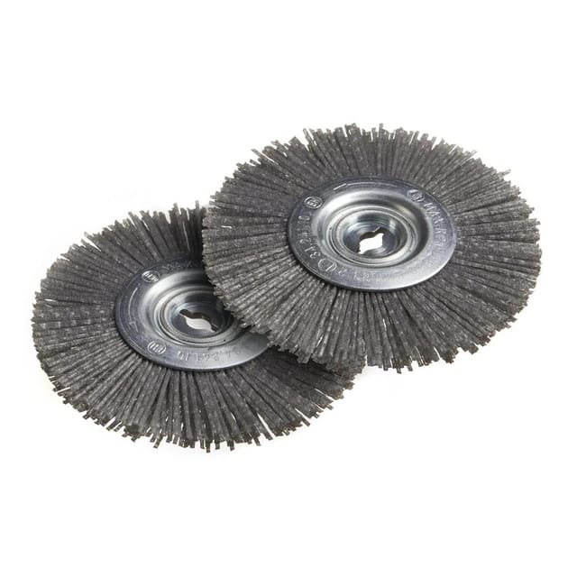 Westfalia FugenbÜRsten Nylon 2er Set 2 In 1 Fugenturbo mit Fangbox Schwarz Metall