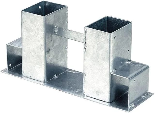 Westfalia Holzstapelhalter Feuerverzinkt Metall Silber