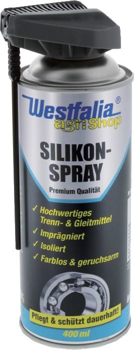 Westfalia Silikonspray 400 ml Silber Metall