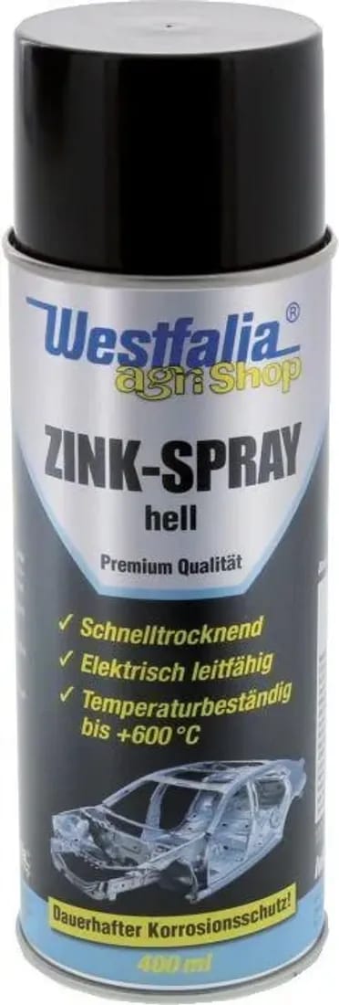 Westfalia Zink-Spray Hell 400 ml Silber