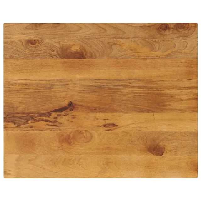 vidaXL Tischplatte 90x80x3,8 cm Rechteckig Massivholz Mango 371676