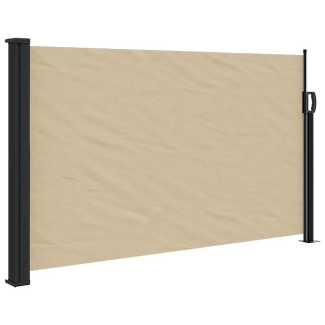 vidaXL Seitenmarkise Ausziehbar Beige 117x300 cm 4004285