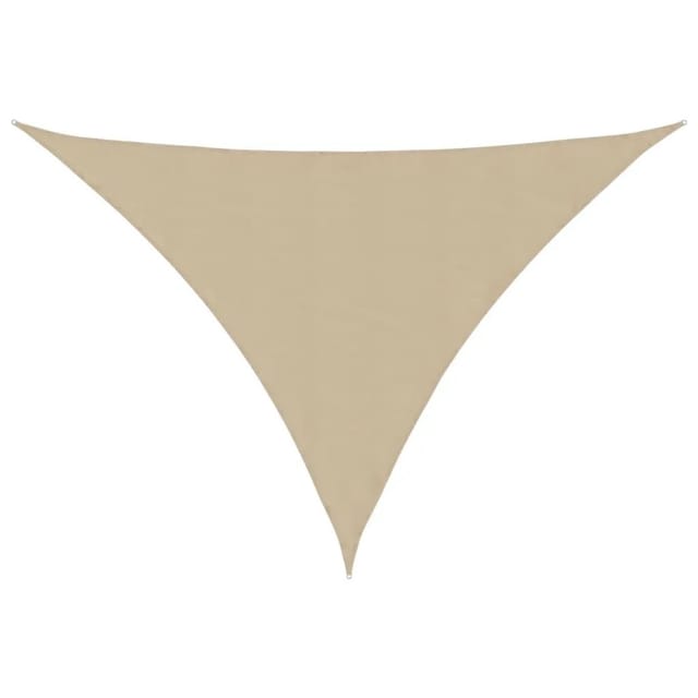 vidaXL Sonnensegel Oxford-Gewebe Dreieckig 2,5x2,5x3,5 m Beige 135169