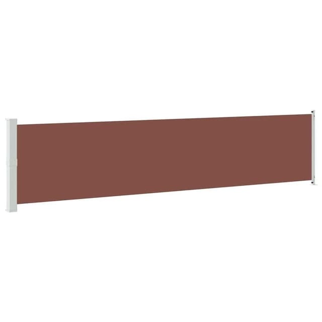 vidaXL Ausziehbare Seitenmarkise 140x600 cm Braun 313374