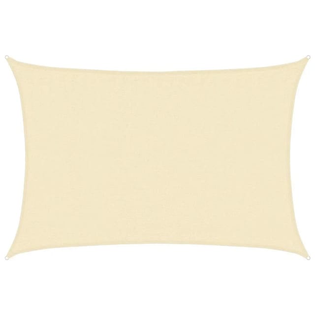 vidaXL Sonnensegel 160 g/m² Creme 3,5x5 m HDPE 311187