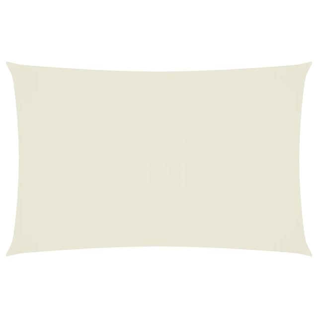 vidaXL Sonnensegel Oxford-Gewebe Rechteckig 4x7 m Creme 135218