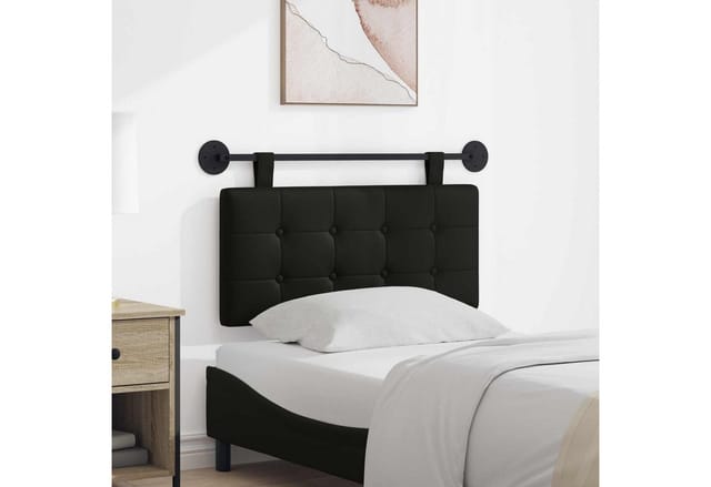 vidaXL Hängevorderseite Schwarz 100 x 55 x 5 cm Kunstleder 42031883