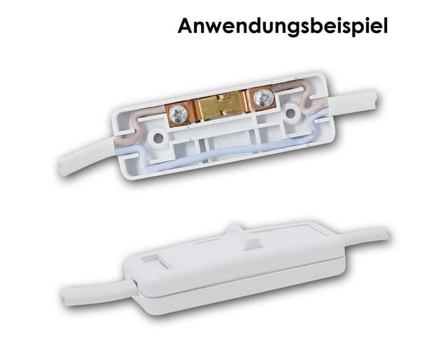 world-trading-net Schnurschalter 1-polig Weiß Max 250V 25A