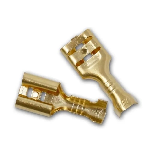 world-trading-net Flachsteckhülse 63mm Unisoliert 10er Pack 25mm²