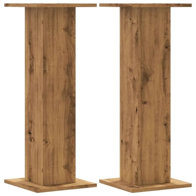 vidaXL Pflanzenständer 2 Stk Artisan-Eiche 30x30x80 cm Holzwerkstoff 3307872