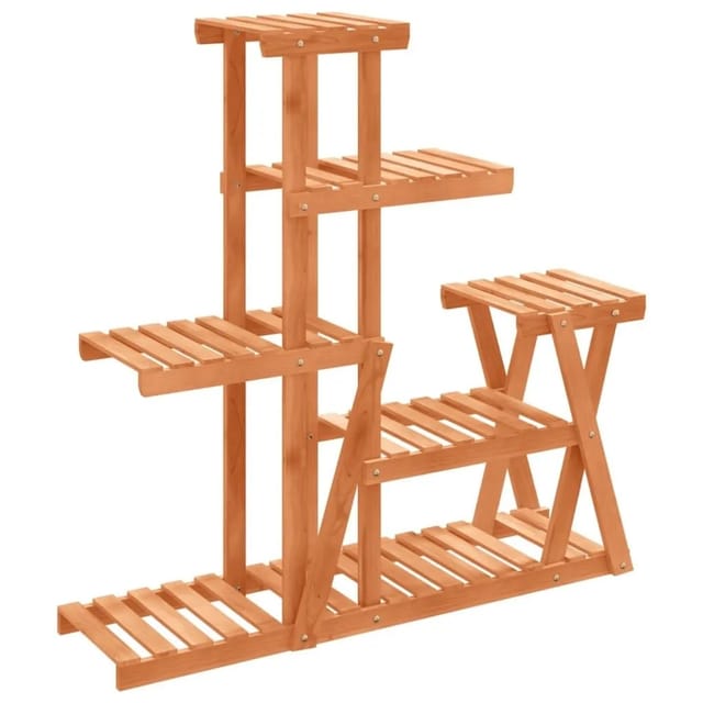 vidaXL Blumenständer 95x25x96 cm Massivholz Tanne 362880