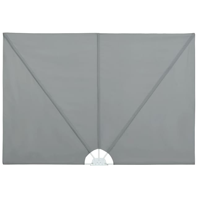 vidaXL Faltbarer Terrassen-Seitenfächer Grau 300×200 cm 44565