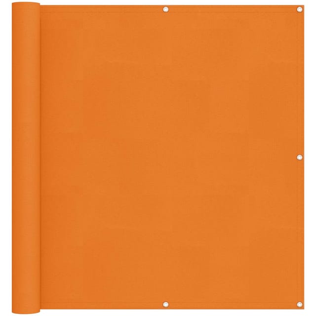 vidaXL Balkonsichtschutz Orange 110 x 800 cm Oxford-Stoff 42030843