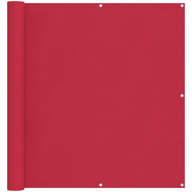 vidaXL Balkonsichtschutz Bordeauxrot 120 x 700 cm 42030921