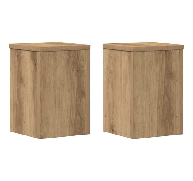 vidaXL Pflanzenständer 2 Stk Artisan-Eiche 20x20x30 cm Holzwerkstoff 852905