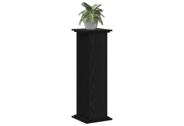 vidaXL Pflanzenständer Schwarz Eichen-Optik 33 x 33 x 100 cm 869238