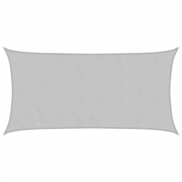 vidaXL Sonnensegel Hellgrau 6x3 m 100% Polyester Oxford 4000548