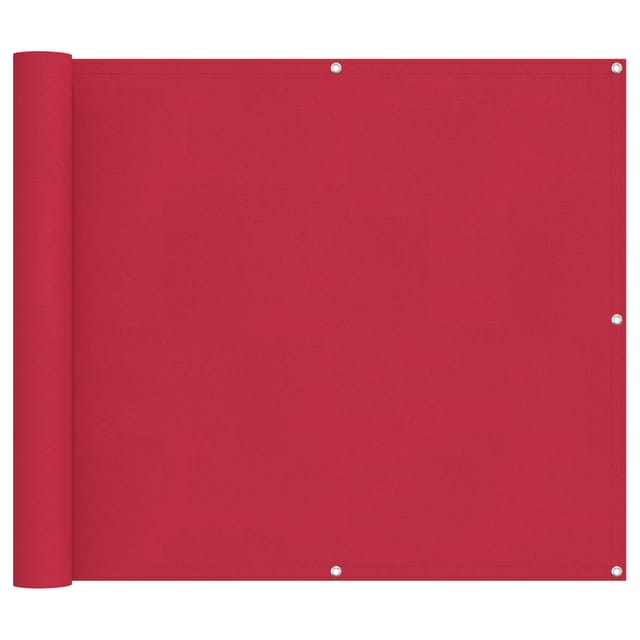 vidaXL Balkonsichtschutz Bordeauxrot 90 x 800 cm 42030898