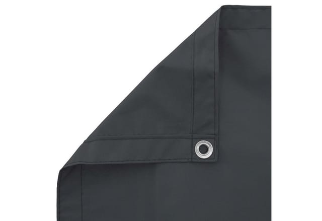vidaXL Balkonsichtschutz Schwarz 90 x 200 cm 42030847
