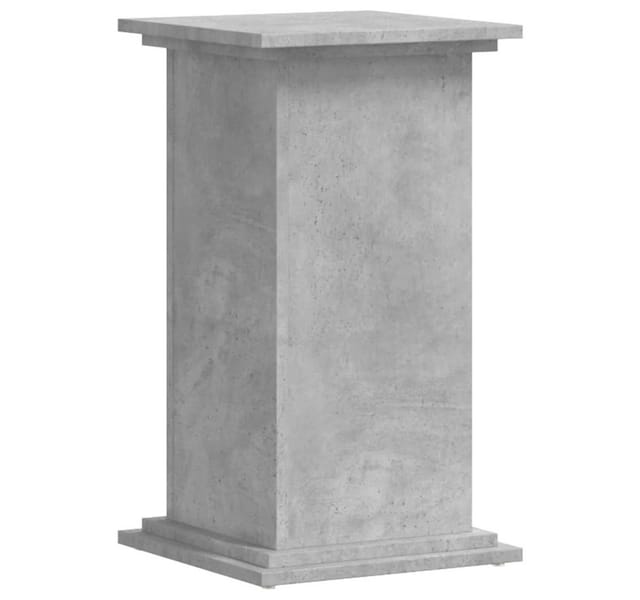 vidaXL Pflanzenständer Betongrau 33x33x60 cm Holzwerkstoff 852963
