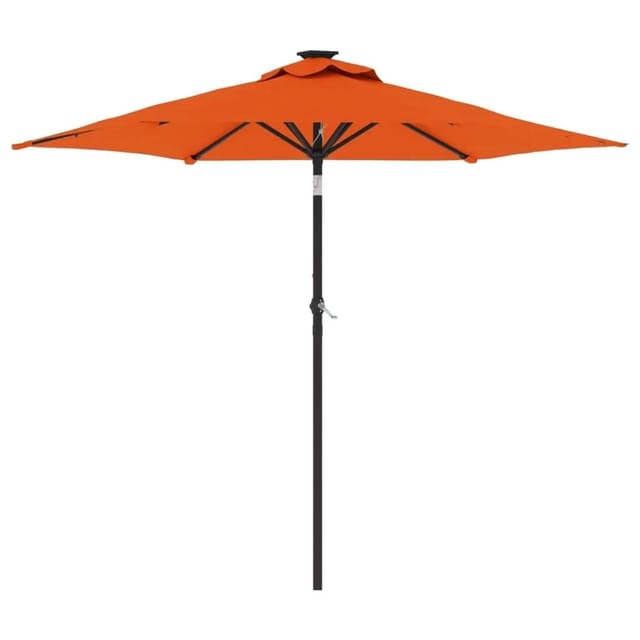 vidaXL Sonnenschirm mit Stahlmast Terracotta 225x225x212 cm 4005063