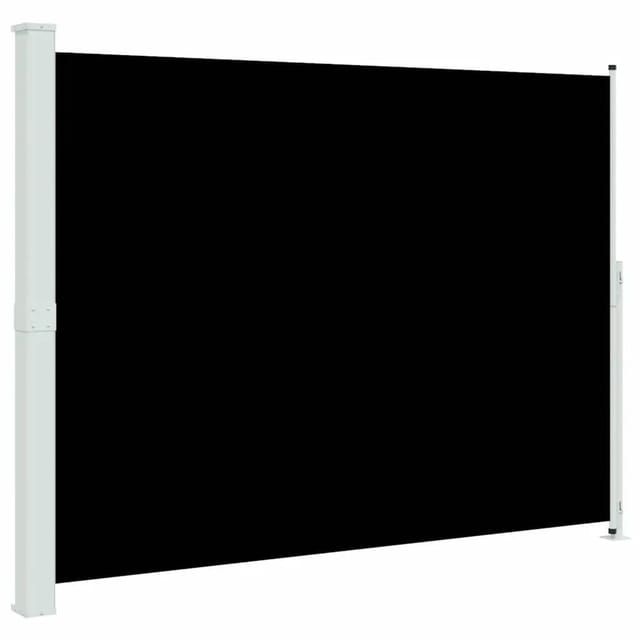vidaXL Seitenmarkise Ausziehbar 220x300 cm Schwarz 313423