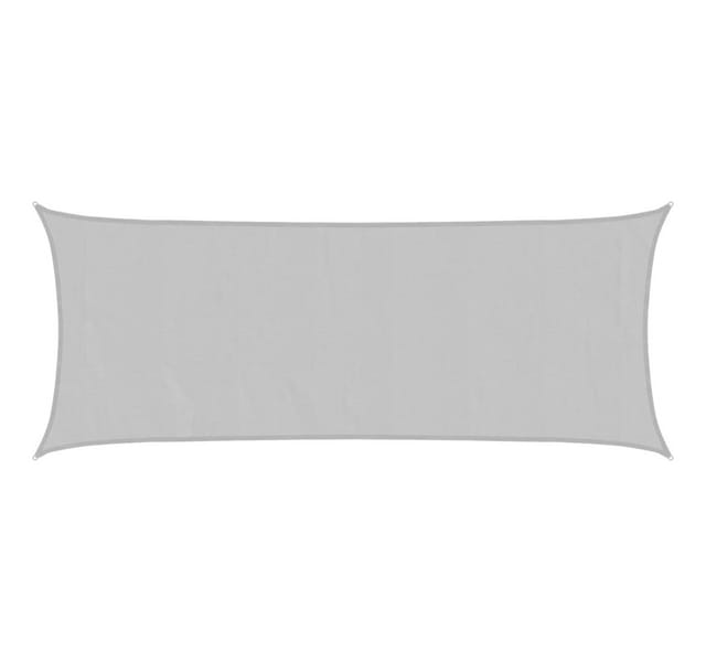 vidaXL Sonnensegel Hellgrau 5x2 m 100% Polyester Oxford 4000539